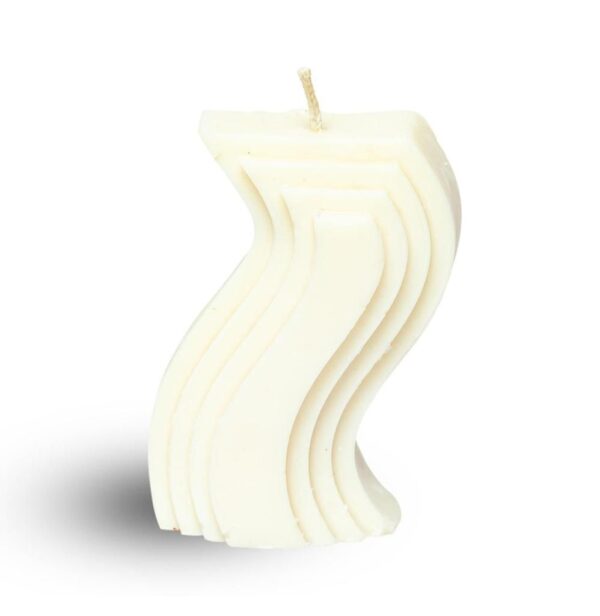 Wave Pillar Candle