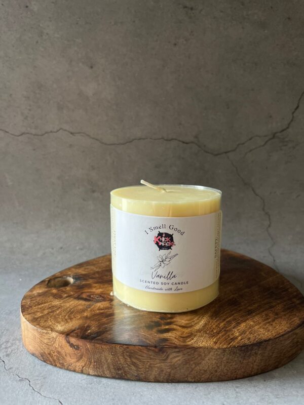 Vanilla Scented Pillar Candle (3 inches)