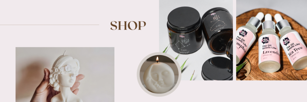shaped candles & Diffuser Oil